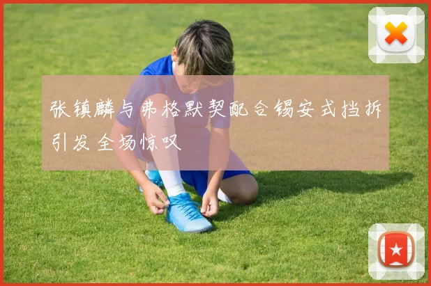 张镇麟与弗格默契配合锡安式挡拆引发全场惊叹